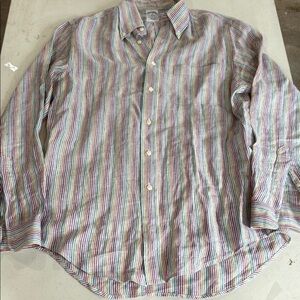 Brooks Brothers Multicolor Striped Men's Shirt